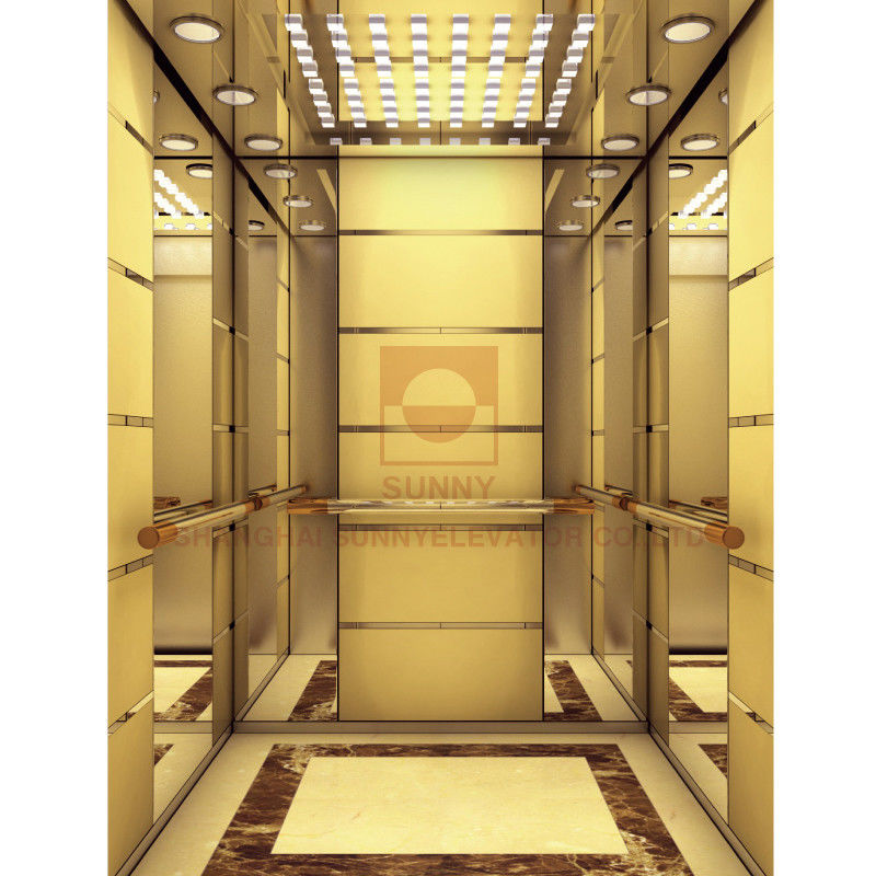 그리는 스테인리스 금 엘리베이터 오두막 디자인 아크릴 가벼운 훈장을 만들기