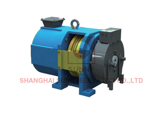 엘리베이터 기어리스 트랙션 머신 220V / 380V, 2: 1 로핑 싱글 랩 320 - 450kg Elv.Load