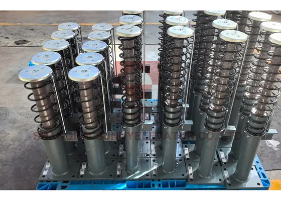 1125mm 자유 높이 엘리베이터 안전 시스템 오일 버퍼 홈 엘리베이터