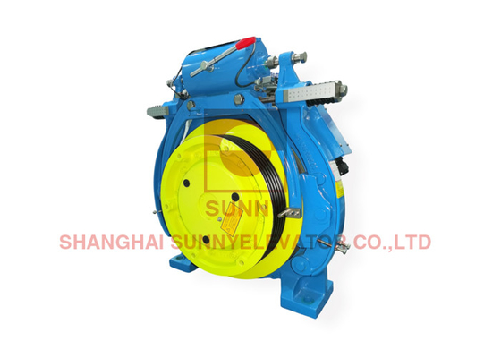 기어리스 트랙션 머신 400mm Sheave 32 폴 블록 브레이크 DC110V 브레이크 전압 6300kg-1600kg 용량