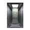 사업 건물 엘리베이터 오두막 훈장 차 디자인 천장 티타늄 까만 거울, LED 점화
