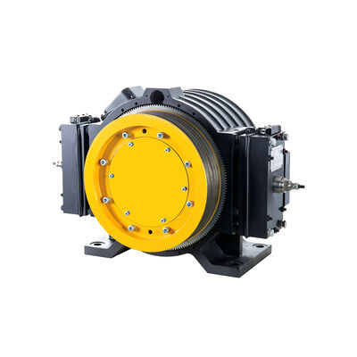 엘리베이터 예비 부품용 블록 브레이크가 장착된 450-630kg 적재량, 1.0~1.75m/s 속도 리프트 트랙션 머신