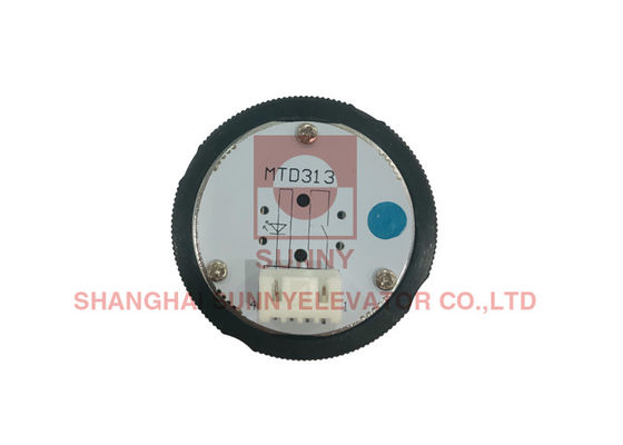 스테인리스 스틸 엘리베이터 호출 버튼 브레이일 문자 DC 12-36V 및 18.5MM 두께 승객 엘리베이터 누르기 버튼