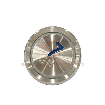 12-24V LED 엘리베이터 누르기 버튼 스테인리스 스틸 프레임과 Φ45x20mm 크기 엘리베이터 패널